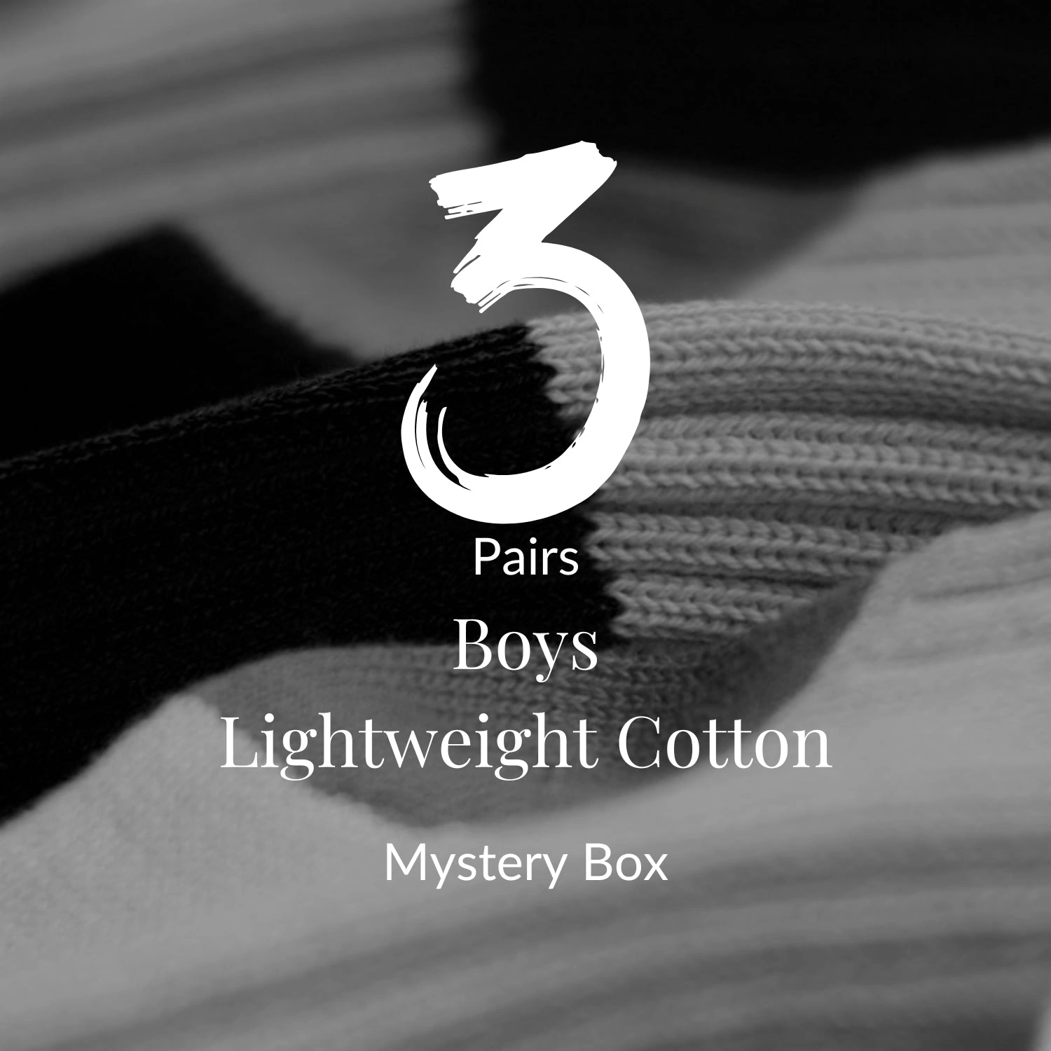 Boys' Cotton Socks Mystery Box – 3 Fun Pairs to Discover!
